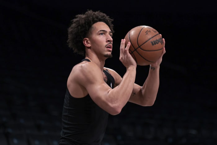 Brooklyn Nets forward Jalen Wilson